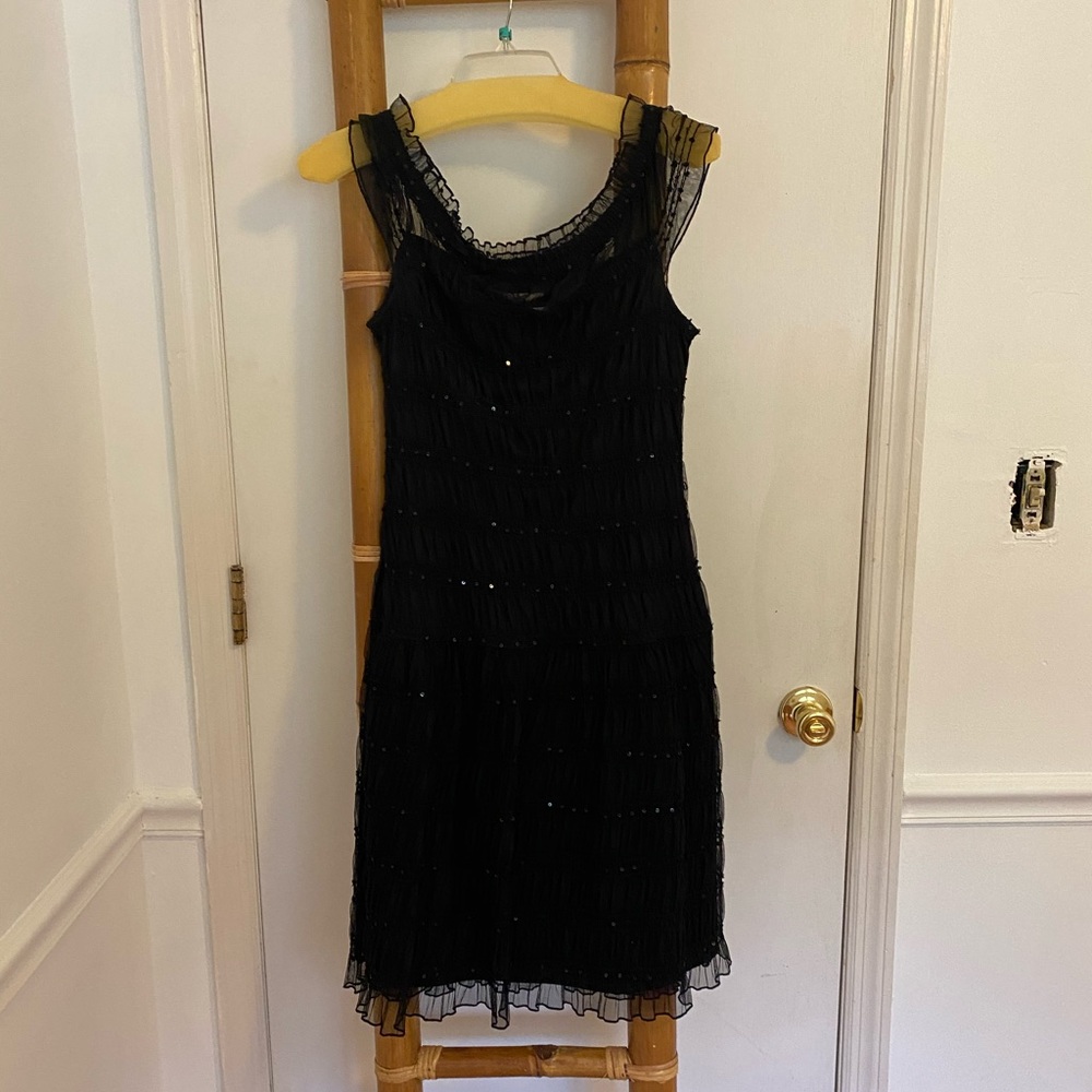 Black Scrunch Dress